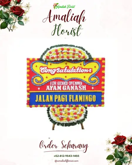 Sewa Papan Bunga Bambusari